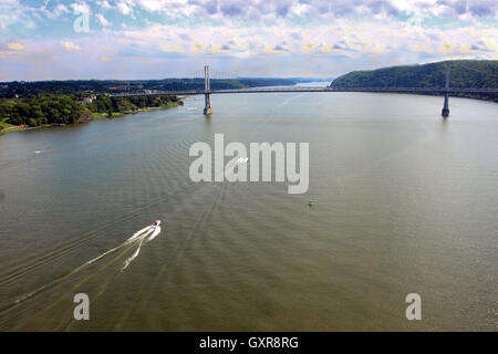 Mid-Hudson Bridge über den Hudson River Poughkeepsie New York Stockfoto