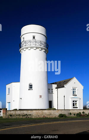 Der alte Hunstanton Leuchtturm North Norfolk Küste, England, UK Stockfoto