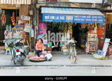 Geschäfte in Hanoi, Vietnam Stockfoto