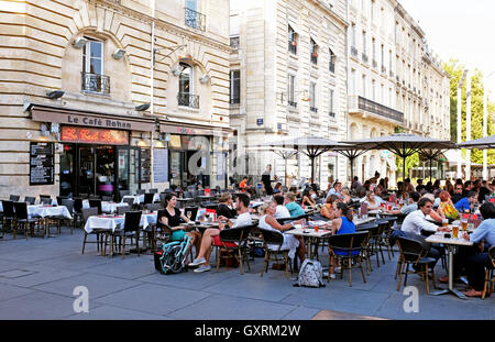 Le Cafe Rohan in Bordeaux eine Hafenstadt auf die Garonne im Département Orne in Südwest Frankreich Stockfoto