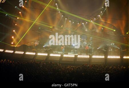 Pink Floyd Live in Earls Court, London, Großbritannien - Oktober 1994. Stockfoto