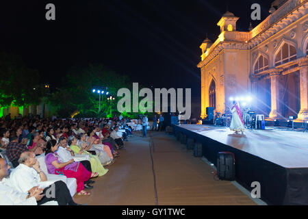 Konzert im Chowmahalla Palace in Hyderabad, Indien Stockfoto