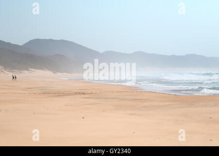 Strand am Kap Vidal, Isimangaliso Wetland Park, Südafrika, August 2016 Stockfoto