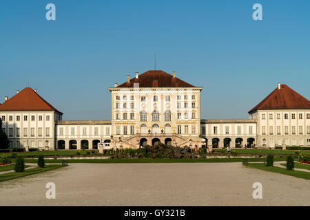 Schloss Nymphenburg in München, Bayern, Deutschland Stockfoto