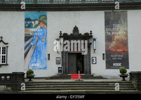 Code3art Gallery Museum Exterieur, Bergen, Norwegen mit Edvard Munch und das Goldene Zeitalter Ausstellung Stockfoto