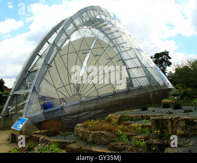 Davies Alpine House eröffnet 1986, Royal Botanic Gardens, Kew Gardens, London, England, UK Stockfoto