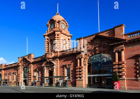 Nottingham Bahnhofsgebäude; Nottingham Stadtzentrum; Nottinghamshire; England; UK Stockfoto