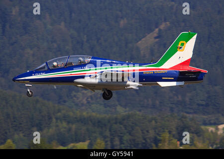 ZELTWEG, Steiermark, Österreich - 2. September 2016: Patrouille de France auf der Airpower 2016 in Zeltweg, Österreich Stockfoto