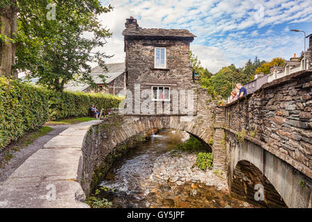 Bridge House, Ambleside, Nationalpark Lake District, Cumbria, England, UK Stockfoto