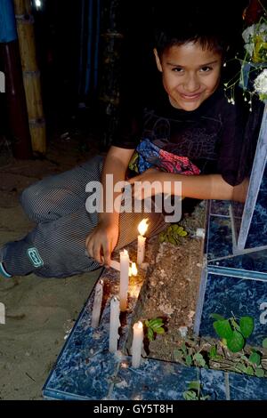 Day of The Dead - Friedhof in PUERTO PIZARRO. Abteilung von Tumbes. Peru Stockfoto