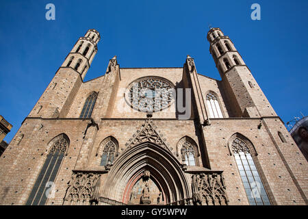 Kirche Santa Maria Del Mar in Barcelona, Spanien Stockfoto
