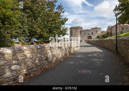 Die Kathedrale Saint Davdis Torhaus, Pembrokeshire, Wales, UK Stockfoto