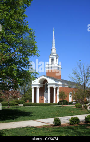 Lynchburg, Virginia, USA. Snidow Kapelle auf dem Campus der Universität Lynchburg (ehemaliges Lynchburg College). Stockfoto