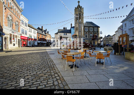 Der Krieg-Denkmal in der Stadt Launceston in cornwall Stockfoto