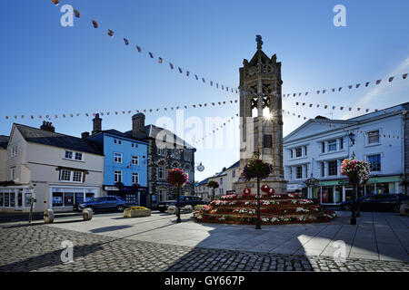 Der Krieg-Denkmal in der Stadt Launceston in cornwall Stockfoto