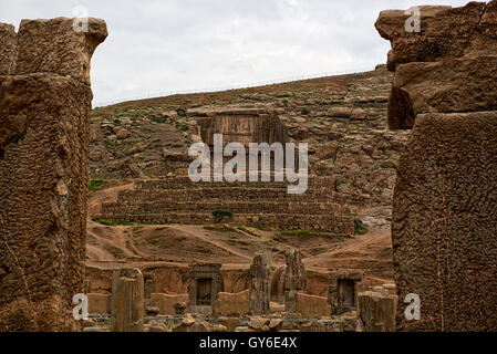 Grab von Artaxerxes II in Ferne Stockfoto