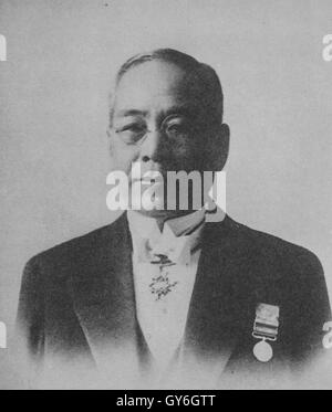 Porträt von Sakichi Toyoda Stockfoto