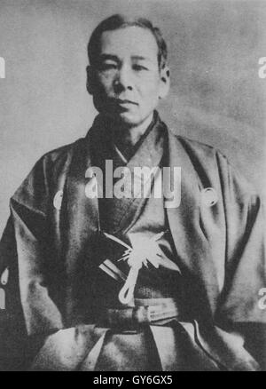 Porträt von Sakichi Toyoda Stockfoto