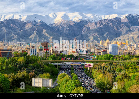 Teheran Stadtbild Stockfoto