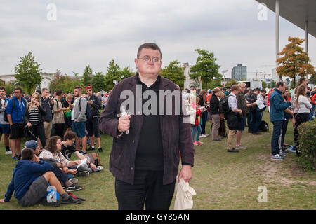 Berlin, Deutschland. 17. September 2016. Ökumenischer Gottesdienst nach Marsch für das Leben (jährliche Demonstration gegen Abtreibung). Stockfoto