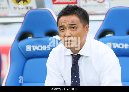 Kanagawa, Japan. 17. September 2016. Tatsuma Yoshida (Albirex) Fußball /Soccer: 2016-J1-League-Spiel zwischen Yokohama F Marinos 3-1 Albirex Niigata Nissan-Stadion in Kanagawa, Japan. Bildnachweis: Yohei Osada/AFLO SPORT/Alamy Live-Nachrichten Stockfoto