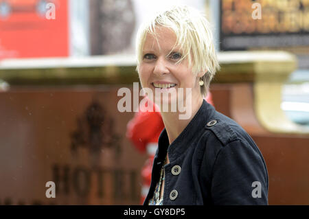 San Sebastian, Spanien. 16. Sep, 2016. Cynthia Nixon ist gesehen, Ankunft am 64. Filmfestival von San Sebastián am 16. September 2016 in San Sebastian, Spanien. | Nutzung weltweit Credit: Dpa/Alamy Live-Nachrichten Stockfoto