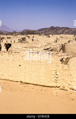 Ruinen einer alten Stadt im Westen von Yanbu, Saudi-Arabien Stockfoto