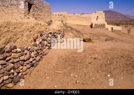 Ruinen einer alten Stadt im Westen von Yanbu, Saudi-Arabien Stockfoto