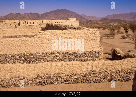 Ruinen einer alten Stadt im Westen von Yanbu, Saudi-Arabien Stockfoto