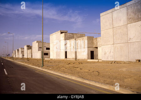 Die modernen Gebäude einer Wohn Verbindung in Yanbu, Saudi-Arabien Stockfoto