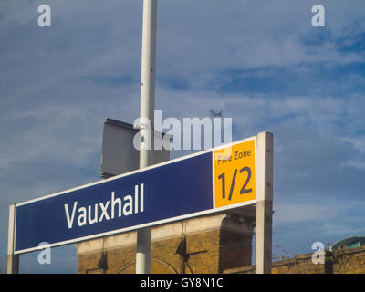 Bahnhof Vauxhall Stockfoto