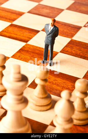 Business-Lösungen und strategische Entscheidungen Konzept Stockfoto