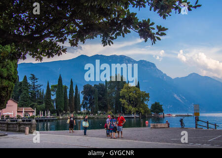 Riva del Garda, Gardasee, Provinz Trento, Trentino Alto Adige Region, Italien. Stockfoto