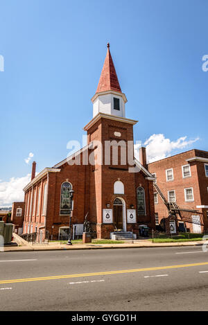 Mt. Zion First African Baptist Church, 105 Ridge Street, Charlottesville, Virginia Stockfoto