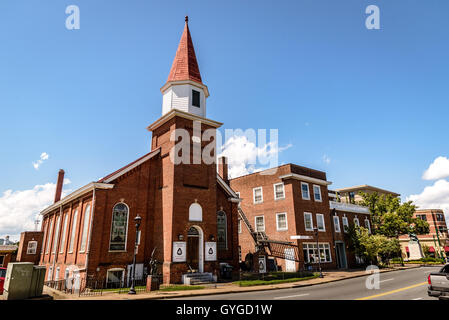 Mt. Zion First African Baptist Church, 105 Ridge Street, Charlottesville, Virginia Stockfoto