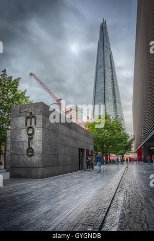 Der Shard überragt die Skyline von London und ist von der Londoner Umgebung aus zu sehen Stockfoto