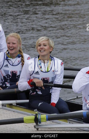 Victoria Thornley Team GB Rudern Team in Henley on Thames Stockfoto