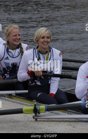 Victoria Thornley Team GB Rudern Team in Henley on Thames Stockfoto