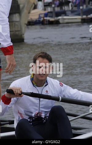 Matt Langridge Team GB Rudern Team in Henley on Thames Stockfoto