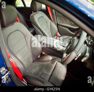 Hong Kong, China 18. Juli 2016: Mercedes-Benz C 43 2016 Probefahrt Tag am 18. Juli 2016 in Hong Kong. Stockfoto