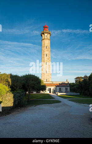 Leuchtturm Phare des Baleines, Saint Clement des Baleines, Ile de Ré, Charente-Maritime, Frankreich, EU, Europa Stockfoto