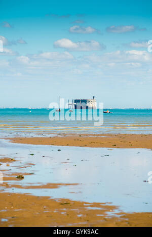 Fort Boyard, in der Nähe von Ile d'Oleron, Charente-Maritime, Frankreich, Europa Stockfoto