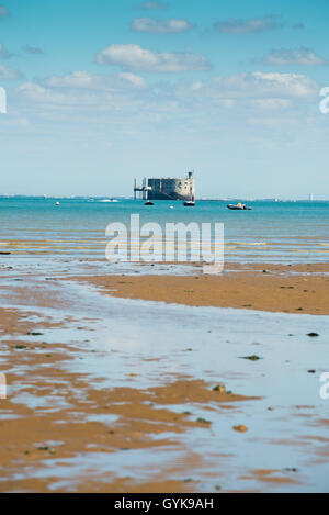 Fort Boyard, in der Nähe von Ile d'Oleron, Charente-Maritime, Frankreich, Europa Stockfoto