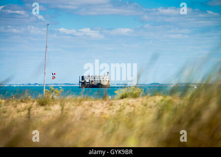 Fort Boyard, in der Nähe von Ile d'Oleron, Charente-Maritime, Frankreich, Europa Stockfoto