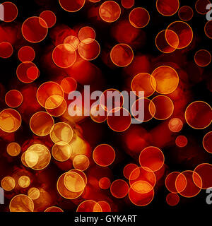 leuchtend bunte Kreise mit Bokeh Hintergrund Stockfoto