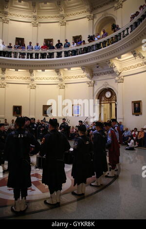 Eine Erinnerung an die Ereignisse von 9/11 in Austin, Texas Stockfoto