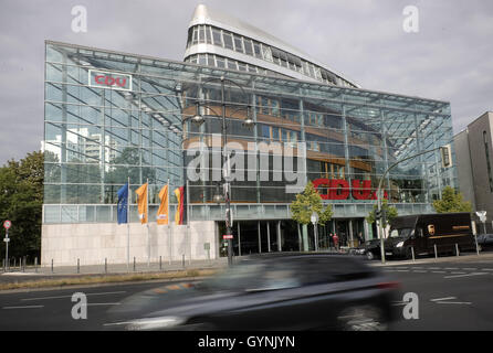 Berlin, Deutschland. 19. Sep, 2016. Konrad-Adenauer-Haus, Bundesgeschäftsstelle der CDU in Berlin, Deutschland, 19. September 2016. Foto: MICHAEL KAPPELER/DPA/Alamy Live-Nachrichten Stockfoto