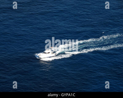 Luxus-Yacht in der Insel von Ibiza und Formentera, Spanien Stockfoto