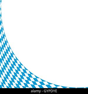 Oktoberfest Bayerische Flagge symbol Hintergrund Stock Vektor