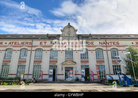 Nantes-Werft (Ateliers et Chantiers de Nantes) in Frankreich Stockfoto